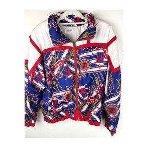 LAVON by Cheerful Corp Vintage 1990’s Windbreaker Jacket NAUTICAL Size Large